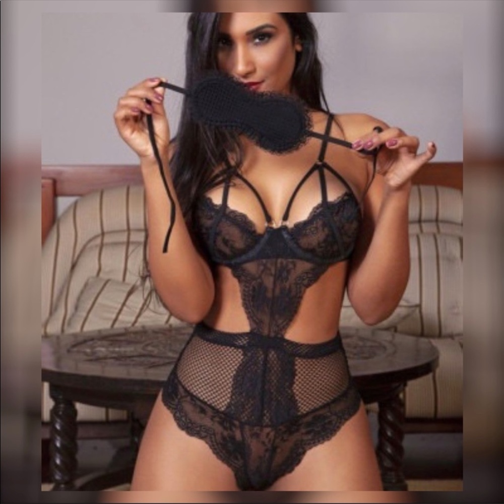 Sexy Fishnet Hollow Out Teddy